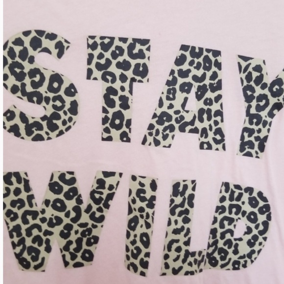 NEW Wildfox Stay Wild Keke Animal Graphic Tee NWT - Picture 2 of 5